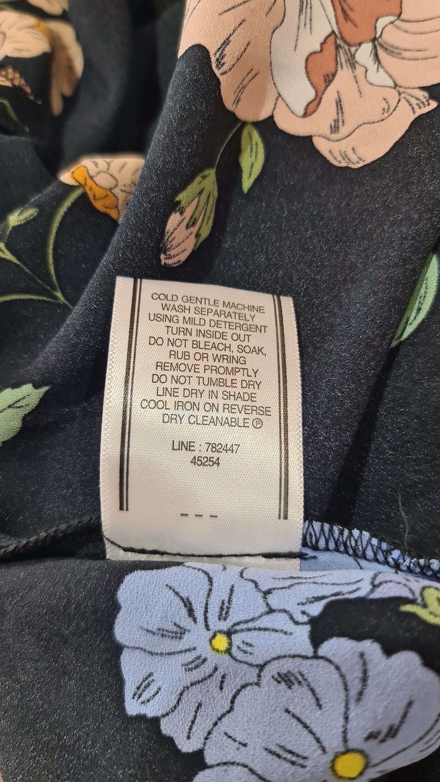 Portmans Black Floral Dress - size 10